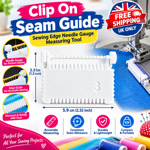 Clip seam guide - sewing, edge