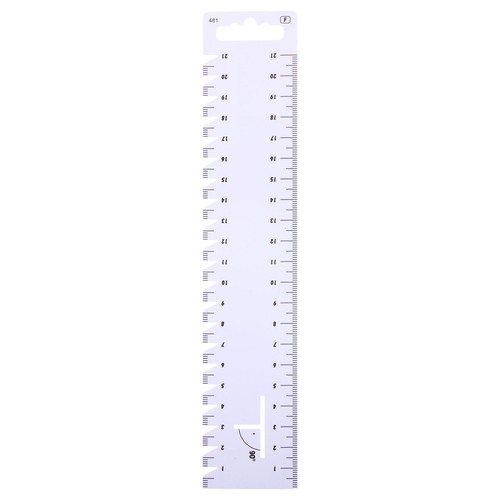 Plastic quilting gauge ruler - gauge,