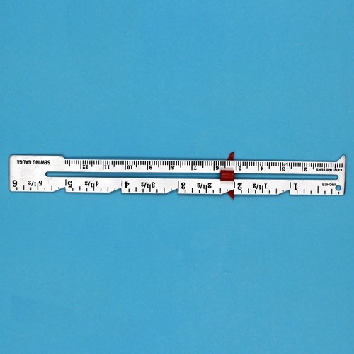 Sewing seam gauge ruler hem - gauge,