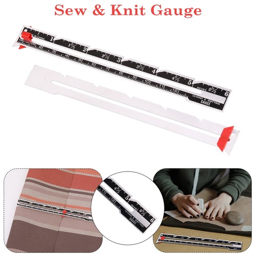 Sliding gauge sewing measuring - sliding,