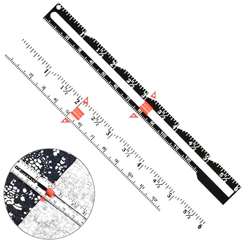 Sewing seam gauge ruler hem - sewing,