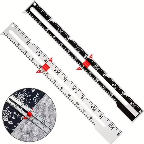 Sewing seam gauge ruler - ruler, hem