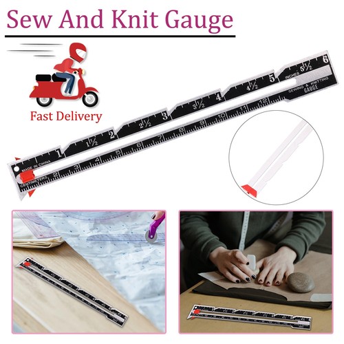 Sewing knitting gauge size - &,
