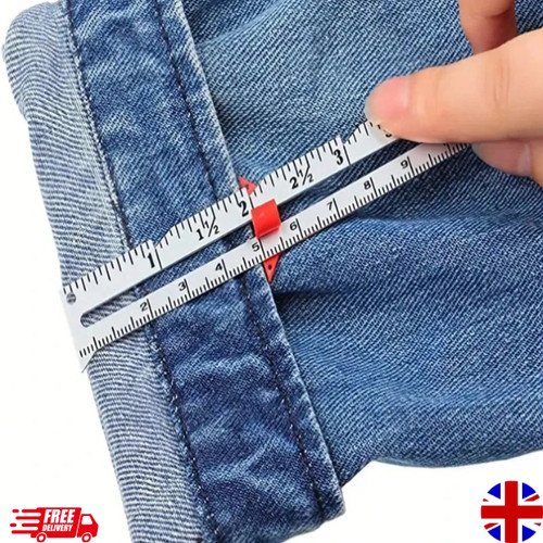 Metal sliding sewing gauge hem - metal,