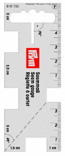 Prym transparent seam gauge - transparent,