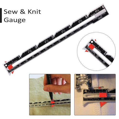 Sewing knitting ruler with - knitting,